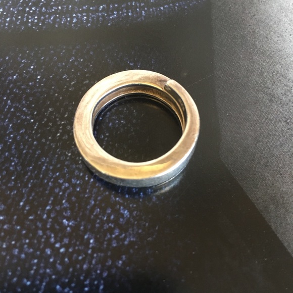 Sterling spiral ring size 7 1/4 - Picture 2 of 4